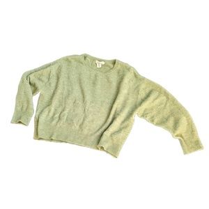 LOGG pale green sweater size medium